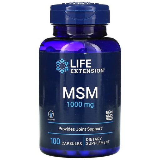 Life Extension MSM, 1000mg - 100 caps - Sports Supplements at MySupplementShop by Life Extension