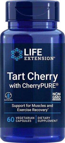 Life Extension Tart Cherry with CherryPure - 60 vcaps - Health and Wellbeing at MySupplementShop by Life Extension