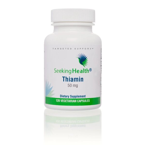 Seeking Health Thiamin, 50mg - 120 vcaps - Combination Multivitamins & Minerals at MySupplementShop by Seeking Health