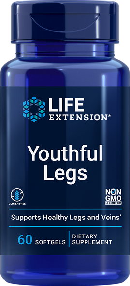 Life Extension Youthful Legs - 60 softgels - Health and Wellbeing at MySupplementShop by Life Extension