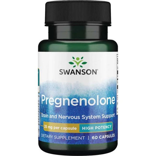 Swanson Pregnenolone, 25mg - 60 caps - Special Formula at MySupplementShop by Swanson