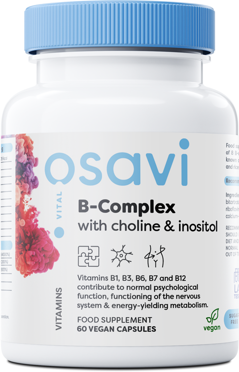 Osavi B-Complex with Choline & Inositol - 60 vegan caps - Sports Supplements at MySupplementShop by Osavi