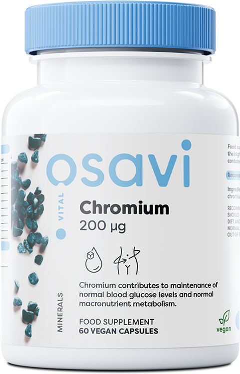 Osavi Chromium, 200mcg - 60 vegan caps - Sports Supplements at MySupplementShop by Osavi