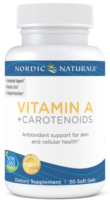 Nordic Naturals Vitamin A + Carotenoids - 30 softgels - Vitamins & Minerals at MySupplementShop by Nordic Naturals