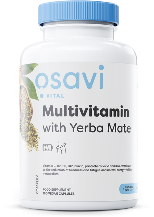 Osavi Multivitamin with Yerba Mate - 180 vegan caps - Combination Multivitamins & Minerals at MySupplementShop by Osavi