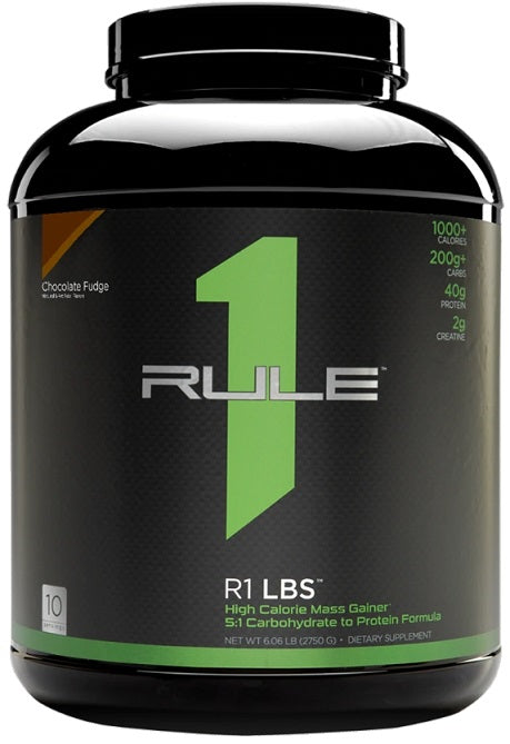 Rule One R1 LBS, Chocolate Fudge - 2750 grams - Default Title - Weight Gainers & Carbs at MySupplementShop by Rule One