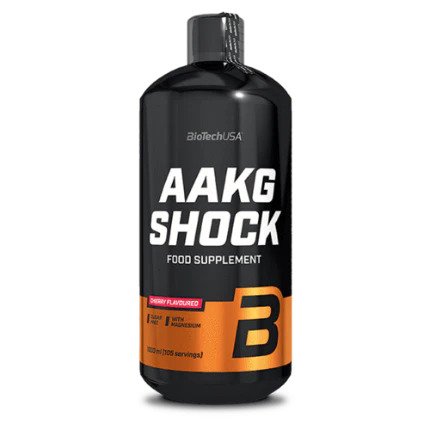 BioTechUSA AAKG Shock Extreme, Cherry - 1000 ml. - Default Title - Nitric Oxide Boosters at MySupplementShop by BioTechUSA