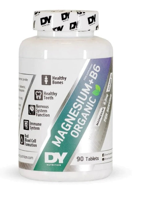 Dorian Yates Magnesium + B6 Organic - 90 tablets - Default Title - Vitamins & Minerals at MySupplementShop by Dorian Yates