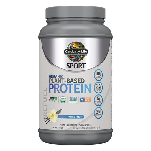 Garden of Life Sport Organic Plant-Based Protein, Vanilla - 806g - Protein at MySupplementShop by Garden of Life