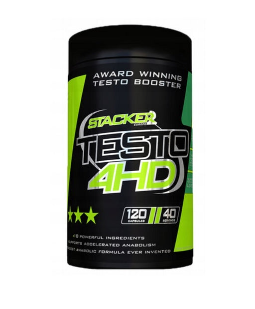 Stacker2 Europe Testo 4HD - 120 vcaps - Default Title - Natural Testosterone Support at MySupplementShop by Stacker2 Europe