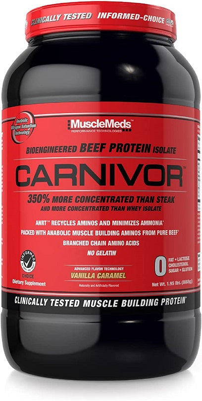 MuscleMeds Carnivor, Vanilla Caramel - 888 grams - Default Title - Protein at MySupplementShop by MuscleMeds