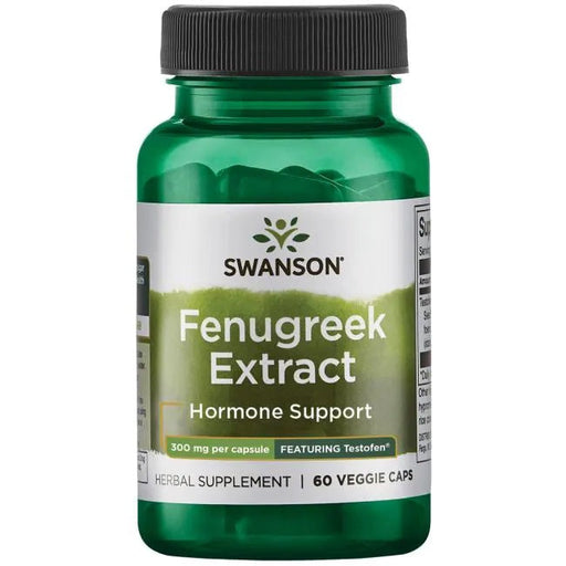 Swanson Fenugreek Extract, 300mg - 60 vcaps - Natural Testosterone Support at MySupplementShop by Swanson