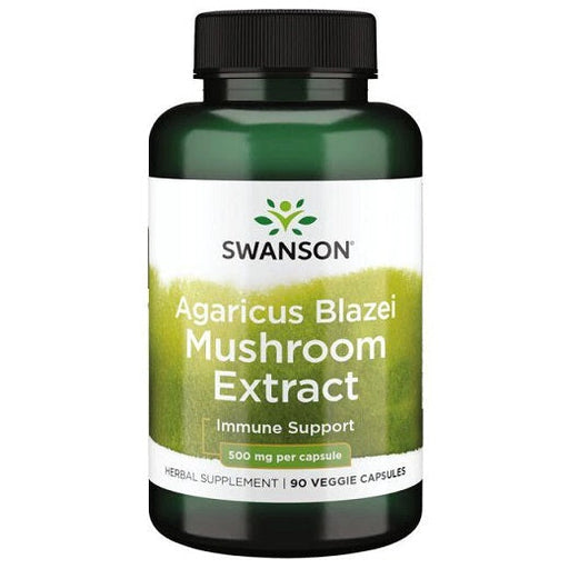 Swanson Agaricus Blazei Mushroom Extract, 500mg - 90 vcaps - Health and Wellbeing at MySupplementShop by Swanson