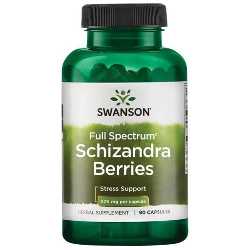 Swanson Full Spectrum Schizandra Berries, 525mg - 90 caps - Health and Wellbeing at MySupplementShop by Swanson