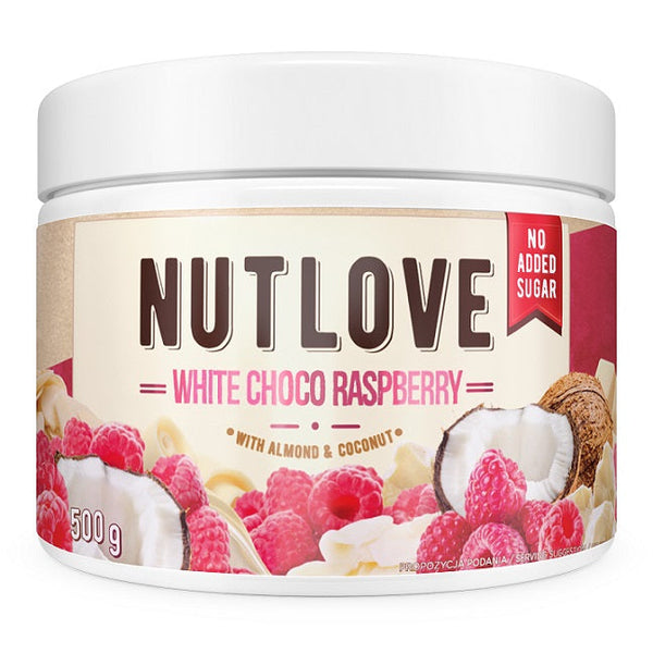 Allnutrition Nutlove, White Choco Raspberry - 500g - Chocolate Spreads at MySupplementShop by Allnutrition