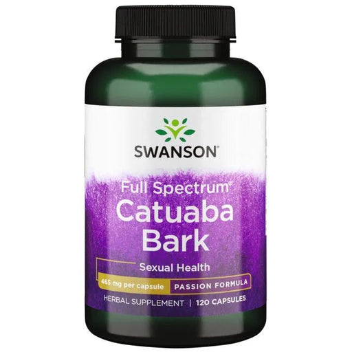 Swanson Full Spectrum Catuaba Bark, 465mg - 120 caps - Health and Wellbeing at MySupplementShop by Swanson