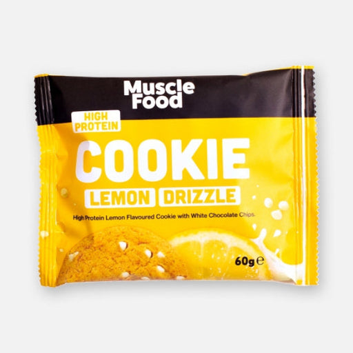 Musclefood Lemon Drizzle Cookie 12x60g - Sports Nutrition at MySupplementShop by Musclefood