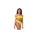 Nebbia High-Energy Bikini Top 553 - Yellow - Small - Bikini Top at MySupplementShop by Nebbia